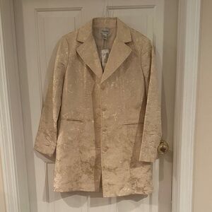 Chico's Metallic Gold Jacket